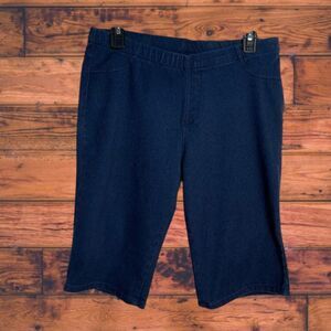 5 for $25🔥Faded Glory Dark Wash Cropped Jegging Pants Large (12-14)